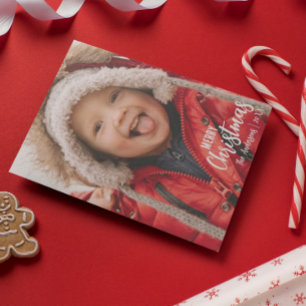 Rustikales Land Kariert Frohe Weihnachten Familie