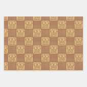 Rustikales Land Kariert und Krähen Geschenkpapier Set (Vorderseite 2)