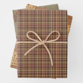 Rustikales Land Kariert und Krähen Geschenkpapier Set (Beispiel)