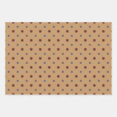 Rustikales Land Kariert und Whimsical Polka Dots W Geschenkpapier Set (Vorderseite 3)