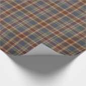 Rustikales Land Karierte Geschenkwrake Geschenkpapier (Ecke)