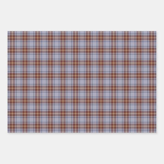 Rustikales Land Karierte und polkische Punkte Geschenkpapier Set (Vorderseite)