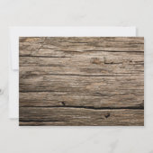 Rustikales Land-laden Vintage Einladung (Rückseite)