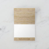 Rustikales Land Mason Jar Blume White Hydrangeas Dankeskarte (Innenseite)