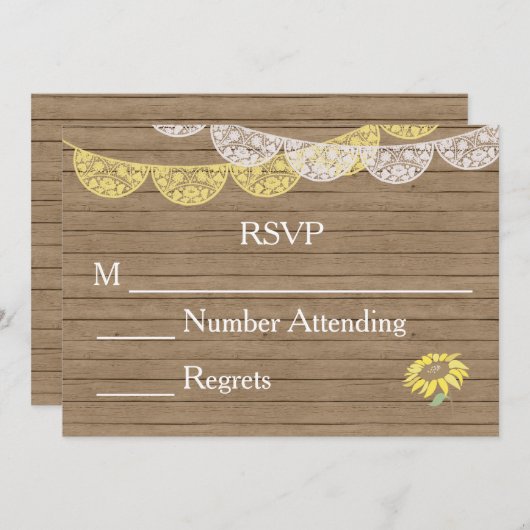 Rustikales Land Mason Jar Sonnenblume UAWG Einladung (Vorne/Hinten)