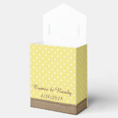 Rustikales Land Mason Jar Sunflower Favor Box Geschenkschachtel (Geöffnet)