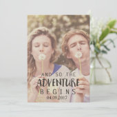 Rustikales Land Save the Date - Angebot (Stehend Vorderseite)