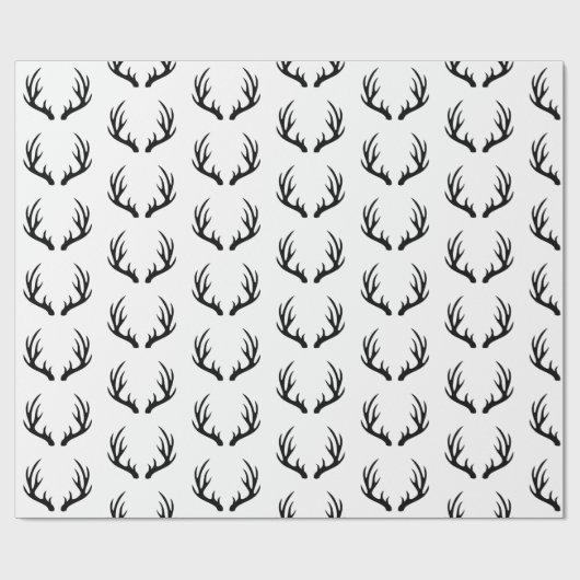 Rustikales Land Schwarzwild Geschenkpapier (Flach)