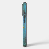 Rustikales Land Sonnenblumen Aquamarines Holz Pers Case-Mate iPhone Hülle (Rückseite / Links)