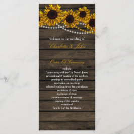 Rustikales Land Sonnenblumen Barn Wood Programme