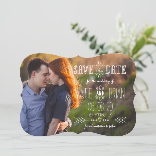 Rustikales Land | Speichern der Datumskarten Save The Date (Stehend Vorderseite)