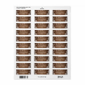 Rustikales Land Stall Holz String Lights Lace (Vorne)
