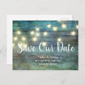 Rustikales Land | Vintages Holz | Brown Postkarte (Vorne/Hinten)