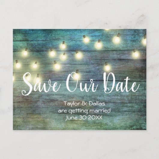 Rustikales Land | Vintages Holz | Brown Postkarte (Vorderseite)