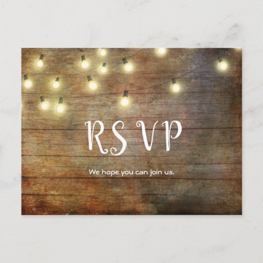 Rustikales Land | Vintages Holz | Brown Postkarte (Vorderseite)