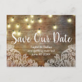 Rustikales Land | Vintages Holz | Brown Postkarte (Vorderseite)