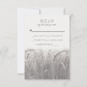Rustikales Land Wedding RSVP Cards (Vorderseite)
