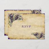 Rustikales Land, Weingarten, Hochzeit nach Maß RSVP Karte (Vorne/Hinten)