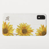 Rustikales Land-weißes Holz mit Case-Mate iPhone Hülle (Rückseite (Horizontal))