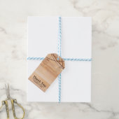 Rustikales Land Wood Mason Jars Barn Gastgeschenk Geschenkanhänger (Mit Garn)