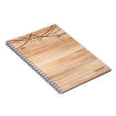 Rustikales Land Wood & Mason Jars Barn Personalisi Notizblock (Rechte Seite)