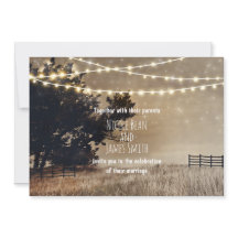 Rustikales Landfeld & Lichter Hochzeitseinladungen