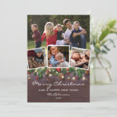 Rustikales Landfoto Feiertagskarte (Stehend Vorderseite)