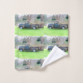 Rustikales Landgut LKW Badehandtuch Set (Waschlappen)