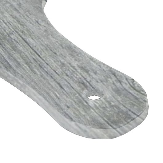 Rustikales Landhaus Grauer Mit Monogramm Name Schneidebrett (Ecke)