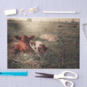 Rustikales Landhaus Seidenpapier (Handwerk)