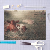 Rustikales Landhaus Seidenpapier (Handwerk)