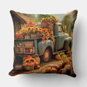 Rustikales Landhaus Truck Reversible Throw Kissen