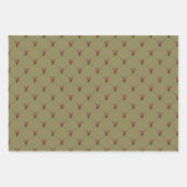 Rustikales Landhaus und Herz Geschenkpapier Set (Vorderseite 2)