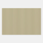 Rustikales Landherz und Streifen Geschenkpapier Set (Vorderseite 3)