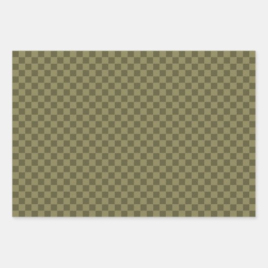 Rustikales Landherz und Streifen Geschenkpapier Set (Vorderseite 2)