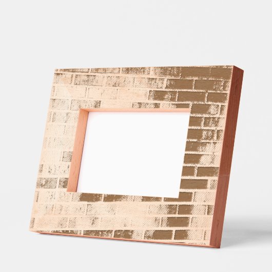 Rustikales Lasergravur-Ziegelmuster Geätzte Rahmen (Links)