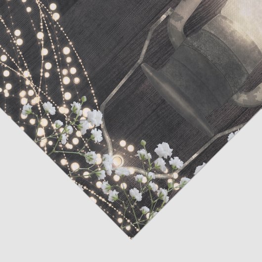 Rustikales Laternengebäck, Gipskraut und Lichterei Seidenpapier (Ausschnitt)