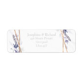 Rustikales Laub, sommerliche Rücksendeadresse (Vorne)