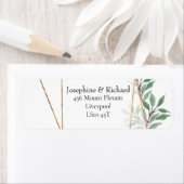 Rustikales Laub, Sommerzeit Rücksendeadresse (Insitu)