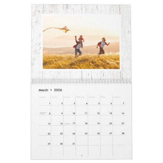 Rustikales Laurel Wreath Bauernhof Familienhaus Fo Kalender (Mär 2026)