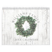 Rustikales Laurel Wreath Bauernhof Familienhaus Fo Kalender (Titelbild)