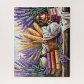 Rustikales Lavendel Puzzle (Vertikal)