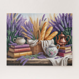 Rustikales Lavendel Puzzle