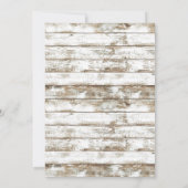 Rustikales Lavender Floral Jar Barn Brautparty Einladung (Rückseite)