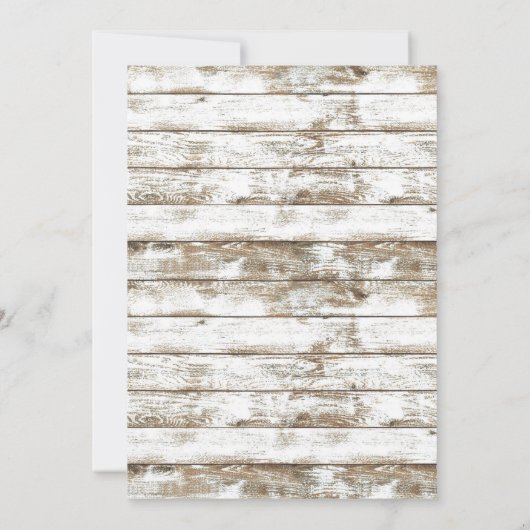 Rustikales Lavender Floral Jar Barn Brautparty Einladung (Rückseite)