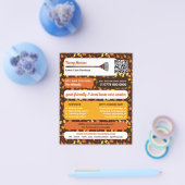 Rustikales Leaf-Design, Rasenpflege Flyer (Einzeln)