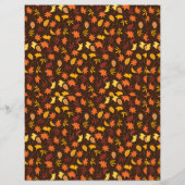 Rustikales Leaf-Design, Rasenpflege Flyer (Hinten)