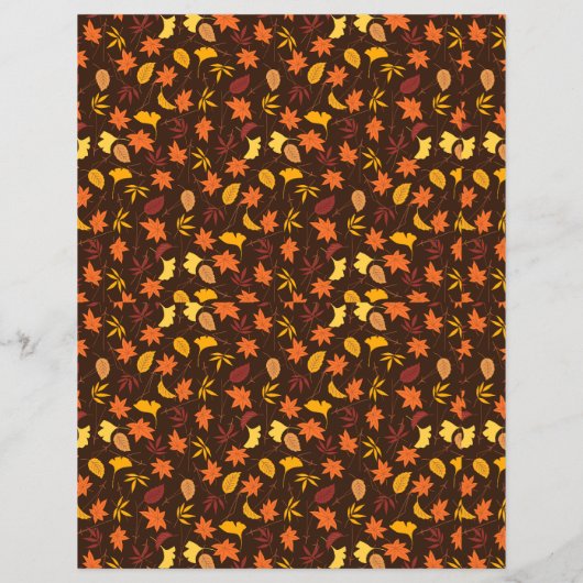 Rustikales Leaf-Design, Rasenpflege Flyer (Hinten)