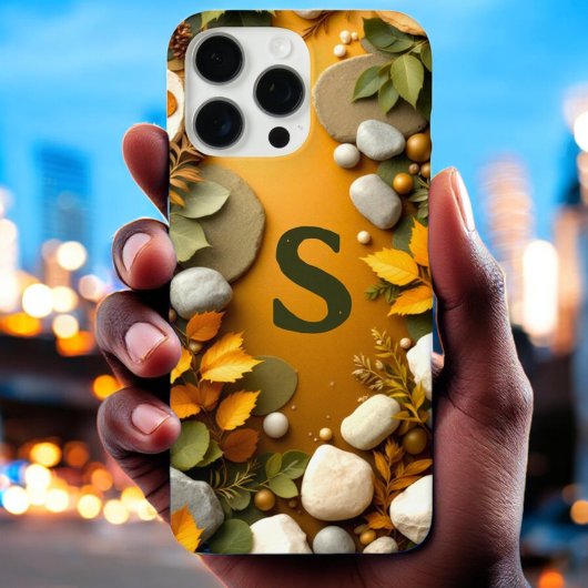 Rustikales Leaf & Stone Case-Mate iPhone Hülle