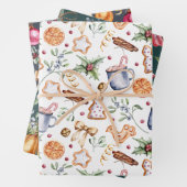 rustikales Lebkuchen - Packpapier Geschenkpapier Set (Beispiel)